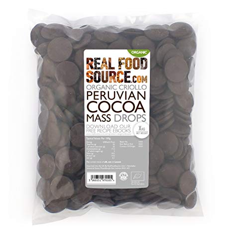 Certified Organic Criollo Cacao/Cocoa Paste/Mass/Liquor Drops (1KG)