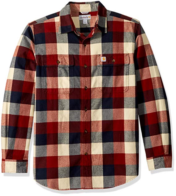 Carhartt Men's Hubbard Plaid Flannel Shirt