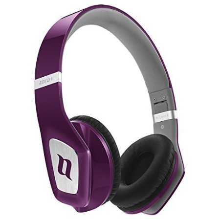 Noontec ZORO II On-ear Headphones Audiophile Approved Sounds Durable Quality Foldable and Comfortable Design (Purple)