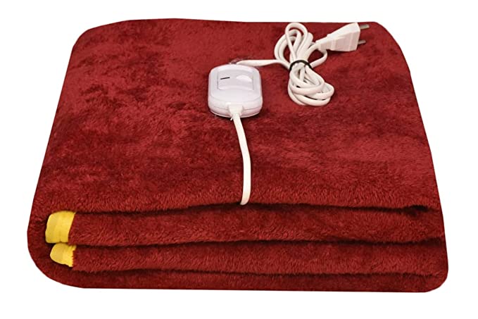 Utopia Bedding Heated Blanket Electric Throw - Single Bed Electric Bed Warmer, 3 Heat Settings Fleece Blanket , Sherpa Heating Blanket Throw ( Any Colour ) by Arcova Home p07