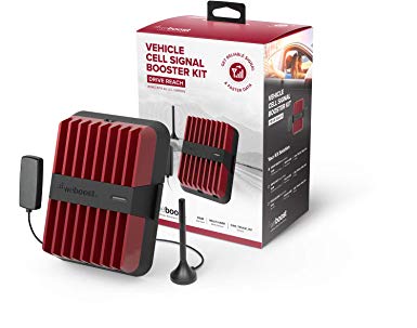 weBoost Drive Reach 470154 Cell Phone Signal Booster for Your Car, Truck, Van, or SUV – Verizon, AT&T, T-Mobile, Sprint -  Enhance Your Cell Phone Signal Across North America