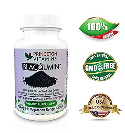 BlacQumin Black Seed Extract, 500 mg, Supercritical Fluid Extraction 60 Vegetarian Softgel Caps