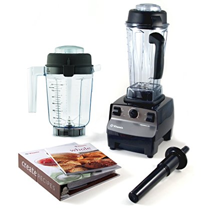 Vitamix Professional Series 200 Onyx Blender With Wet Container, Dry Grains Container, and 2 Cookbooks