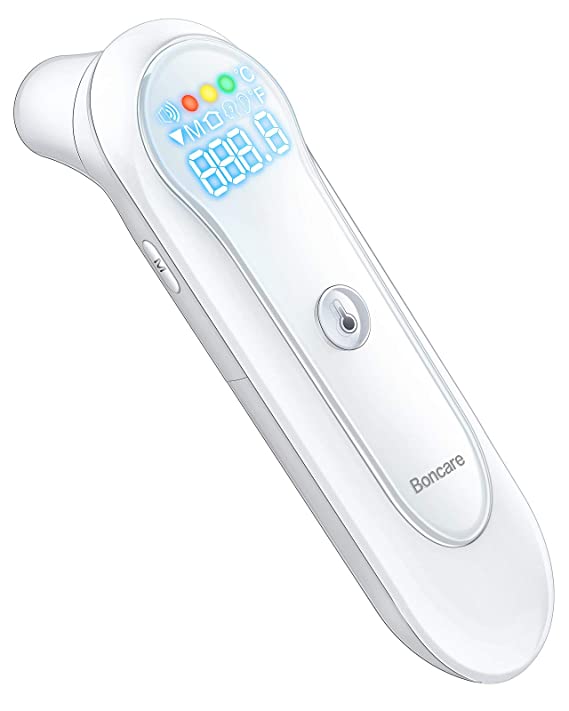 Forehead and Ear Thermometer for Adults, Infrared Thermometer for Fever, Kids and Baby Thermometer