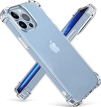 Novo Icon Compatible with iPhone 14 Pro Case Clear, Transparent Shockproof Protective Soft TPU Bumper Cover 6.1 Inch 2022
