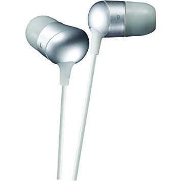 JVC HAFX35S Soft Marshmallow headphone (Silver) (Discontinued by Manufacturer)