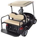 Club Car Precedent Golf Cart Rear Flip Flop Seat Kit - Color: BUFF