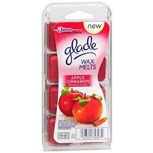 New Johnson Glade Wax Melts Apple Cinnamon , 8 Ct.