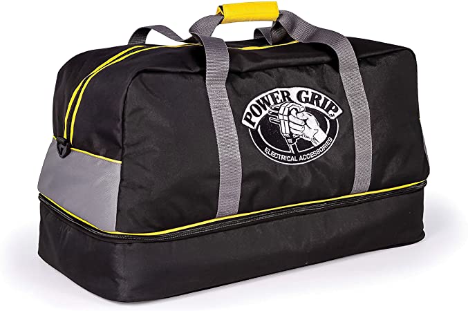 Camco Power Grip Electrical Accessory Bag with Adapter Storage Storage Duffel Secures PowerGrip Extension Cords and Accessories (55014)