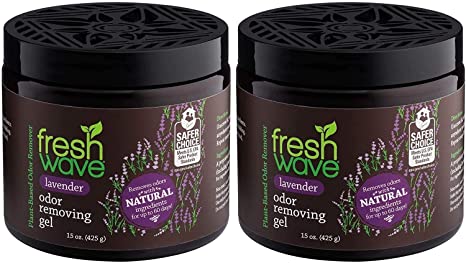 Fresh Wave Lavender Odor Removing Gel, 15 oz. (Pack of 2)