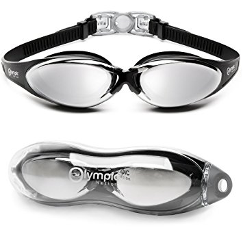 Swimming Goggles - Anti Fog - Crystal Clear - Comfortable - 91% Of Customers Rate Them 4 or 5 - Swim Goggle For Adult Children Men Women And Kids - Swim Like A Pro