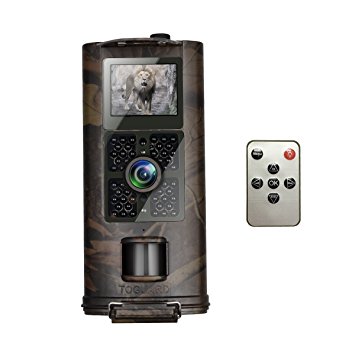 Trail Camera 1080P, Toguard 12MP 120° Wide Angle Waterproof Game Hunting Wildlife Camera with Infrared Night Vision, Motion Detection PIR Sensor, 0.5s Trigger Speed