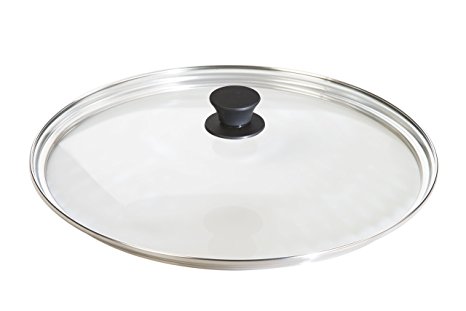 Lodge Tempered Glass Lid (15 Inch) – Fits Lodge 15 Inch Cast Iron Skillets and 14 Inch Cast Iron Woks