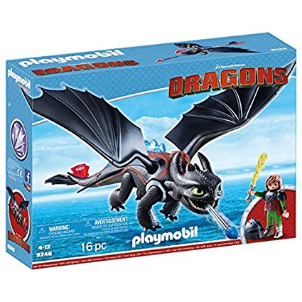 Playmobil 9246 DreamWorks Dragons Hiccup and Toothless with LED Light Effects