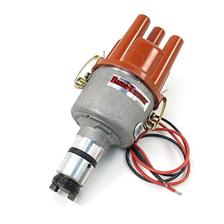 Pertronix D186604 Flame-Thrower VW Type 1 Engine Plug and Play Non Vacuum Cast Electronic Distributor with Ignitor Technology