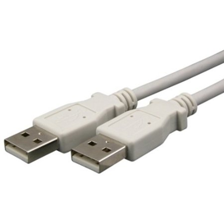 eForCity 6Ft White USB 20 A to A Type Male To Male Cable Cord For Computer