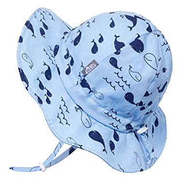 JAN & JUL Boys 50 UPF Breathable Cotton Sun-Hat with Adjustable Chin-Strap for Baby, Toddler