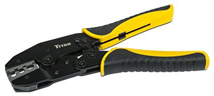 Titan Tools 11955 Ratcheting Heat Shrink Terminal Crimper