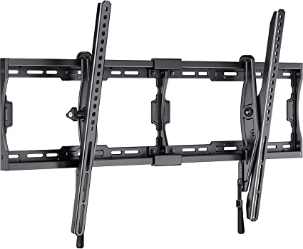 Perlegear TV Wall Bracket for 40-90 Inch TVs, Tilt TV Wall Mount with Max. VESA 800 x 400 mm and Max. Load 68 kg, Slim TV Bracket Low Profile and Space-Saving