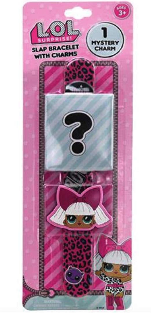 L.O.L. Surprise! Slap Bracelet with Mystery Charm Featuring Diva or Beats (Diva & Mystery Charm)