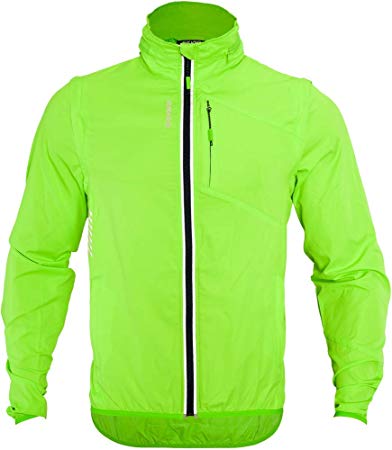SILVINI Men's Vetta Windproof Jacket with Removable Sleeves and Drawstring Waist