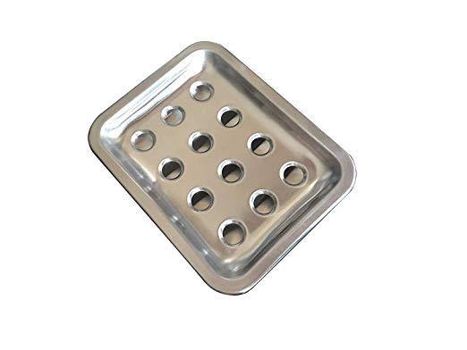 Blacksail Large Size Soap Dish Stainless Steel Soap Holder, Sponge Holder with Draining Tray for Bathroom, Shower and Kitchen Sink