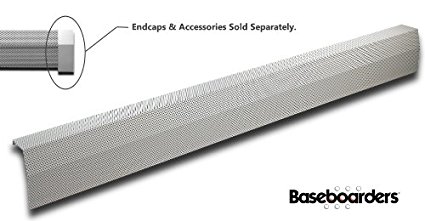 Baseboarders® 4' Length DELUXE Slip-On Baseboard Heater Cover