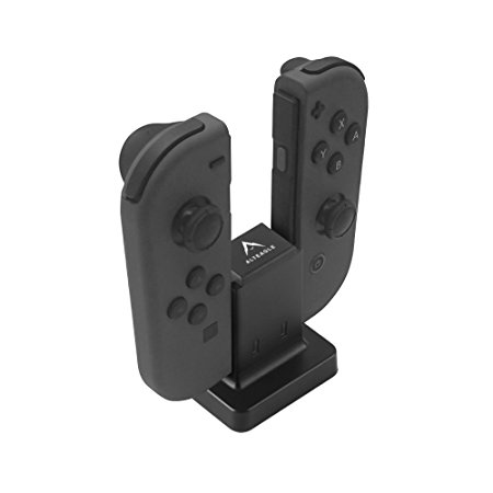 Nintendo Switch Joy-Con Charging Dock, Alteagle Dual Charging Station for Nintendo Switch JoyCon Controllers-Charges 2 Single Joy-Cons