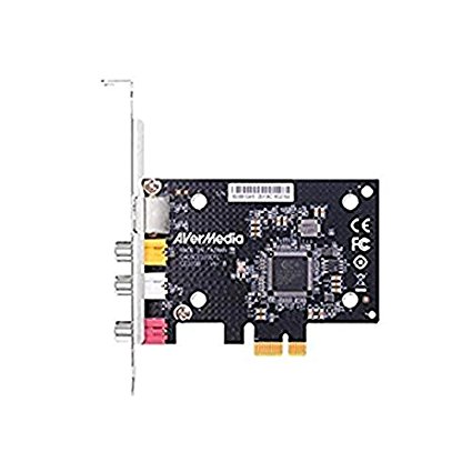 Avermedia SD PCIe video capture card CE310B with composite / S-Video interfacing input: composite/S-Video.