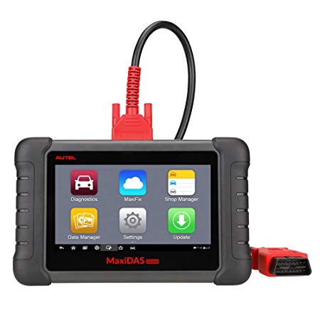 Autel DS808 MaxiDAS Bi-Directional Automotive OBD2 Scanner Diagnostic Tool with Active Test, Key Fob Programming, ECU Coding, ABS Bleeding Brake (Same Functions as Maxisys MS906)