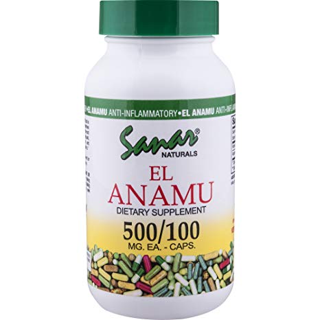 Sanar Naturals El Anamu Capsules 500mg,100 count - Pure Digestive Herbal Supplement, Supports Prostate Health