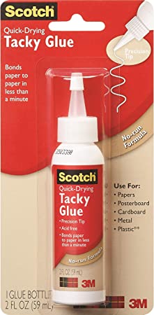 Scotch 051131851030 All Purpose Glue, 1 Pack, Clear