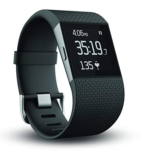 Fitbit Surge Fitness Superwatch, Black, Small