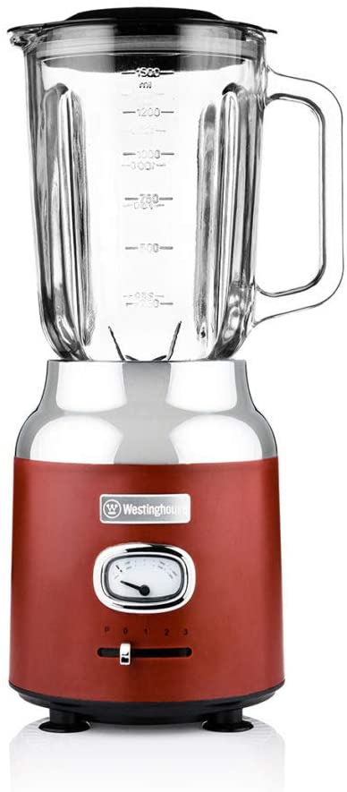 Westinghouse Retro 1.5 L Table Blender (Red)