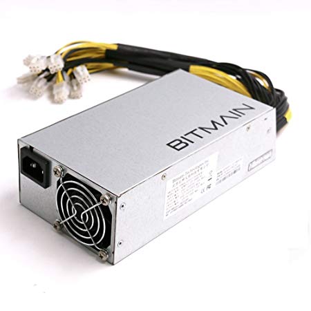 AntMiner Power Supply (APW3   1200W@110v 1600W@220v w/ 10 Connectors)