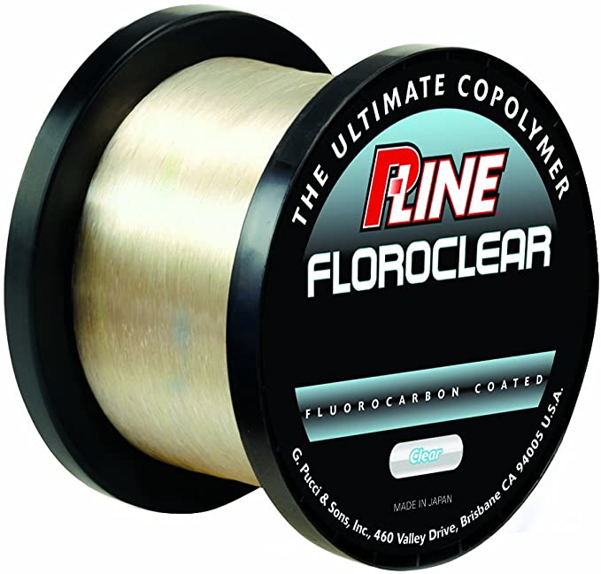 P-Line Floroclear Bulk Spool Clear Fishing Line