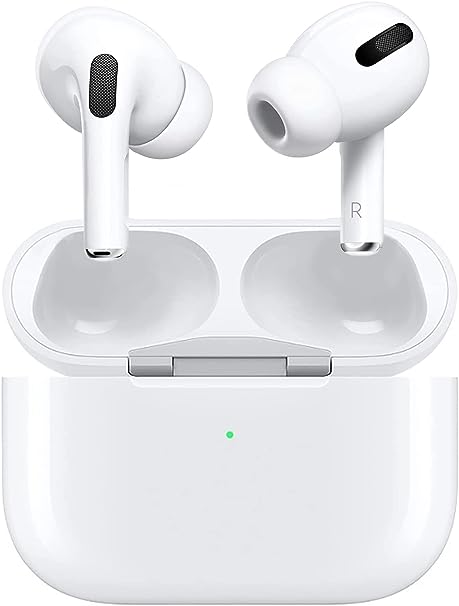 [Apple MFi Certified] AirPod Pro Wireless Earbuds Bluetooth in Ear Light-Weight Headphones Built-in Microphone, with Touch Control, Noise Cancelling, Charging case White