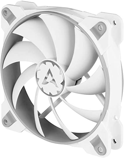 ARCTIC BioniX F120-120 mm Gaming Case Fan with PWM Sharing Technology (PST), Very Quiet Motor, Computer, 200–1800 RPM - Grey/White