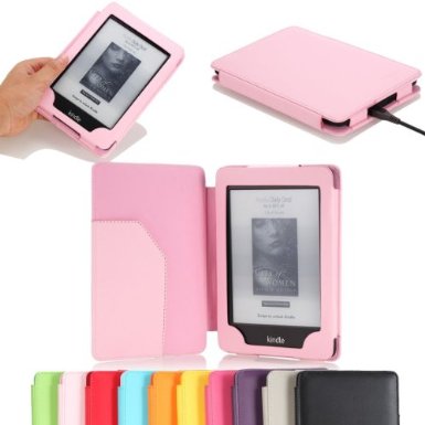 MoKo Kindle Paperwhite Case Premium Cover with Auto Wake  Sleep for Amazon All-New Kindle Paperwhite Fits All 2012 2013 and 2015 Versions PINK