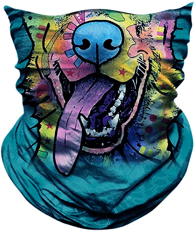 3D Animal Neck Gaiter Scarf Bandana Face Mask Seamless UV Protection for Outdoor Activities…