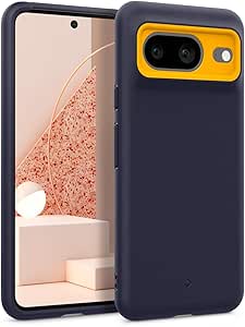 Caseology Nano Pop per Custodia Google Pixel 8, [Colore Bicolore], Protezione Militare da Caduta, Modelli di Presa Laterale per Google Pixel 8 - Blueberry Navy