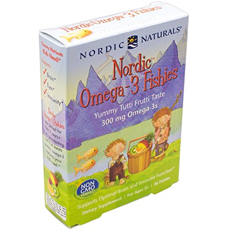 Nordic Naturals - Nordic Omega-3 Fishies, Supports Optimal Brain and Immune Function, 36 Count