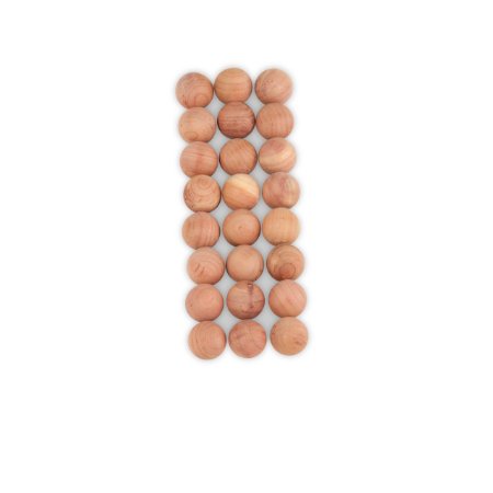 Honey-Can-Do HNG-01969 Natural Red Cedar Balls for Garments and Closets, 24-Pack