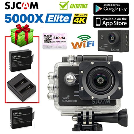 JCAM SJ5000X Elite 4K 24 fps Sony IMX078 WiFi Action Camera 38 in1 Accessories