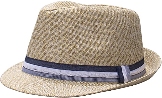 Dockers Men's Straw Fedora Hat