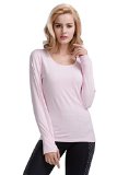 CYZ Womens Long Sleeve Thermal Running Shirt Fitted