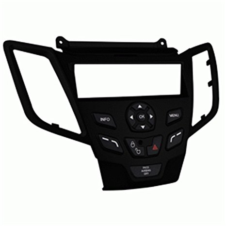 Metra 99-5825B Single DIN Dash Installation Kit for 2010-Up Ford Fiesta Vehicles Black