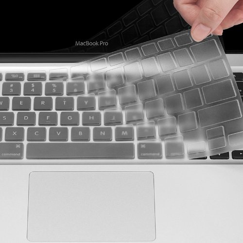 UPPERCASE Ultra Thin Clear Soft TPU Keyboard Cover Skin for Macbook Air 13 13.3 Inch
