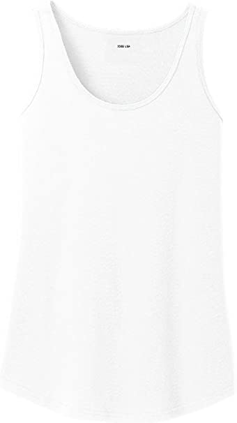 Ladies 100% Cotton Tank Tops in Ladies Sizes: XS-4XL