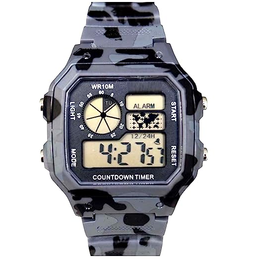 TCT New Digital Watch for Boys and Men Multifunction Vintage Series Sport Watch